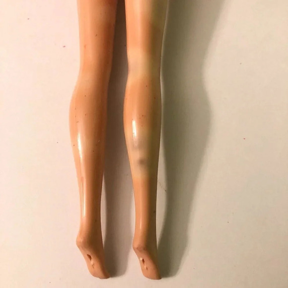 Vintage Barbie Doll With Sticker Craze Dress Mattel Philippines Spotted Legs TLC - Picture 7 of 16